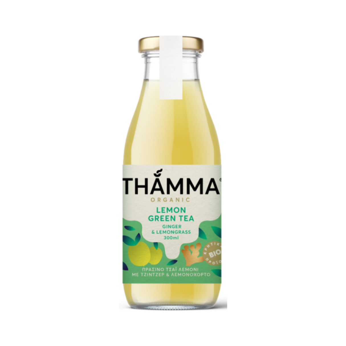 Organic Lemon Green Tea with Ginger & Lemongrass (Sold by the Case - 12 Bottle Minimum)