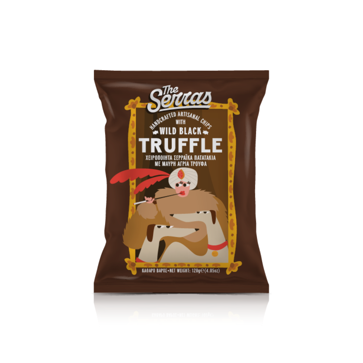 The Serras Wild Black Truffle Chips (Sold by the Case - 14 Bag Minimum)