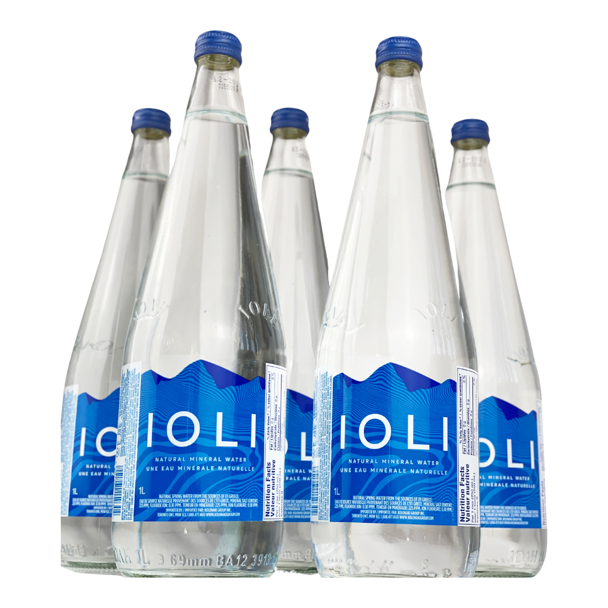 Ioli Natural Spring Water, natural spring water, Greek water, glass bottled water, natural mineral water