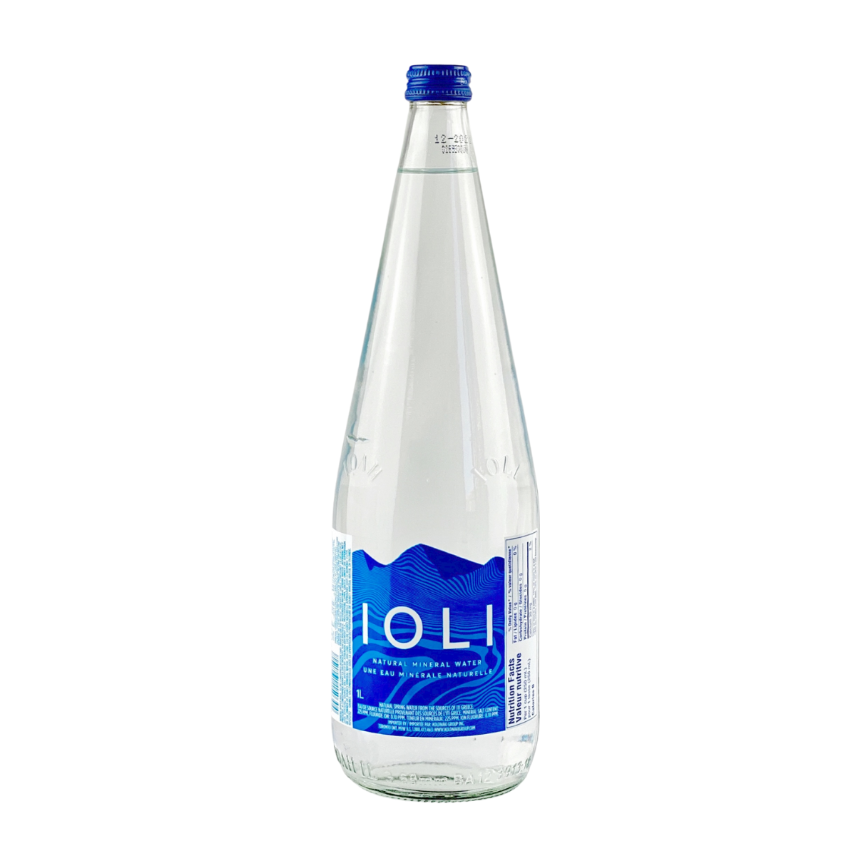 Ioli Natural Spring Water, natural spring water, Greek water, glass bottled water, natural mineral water