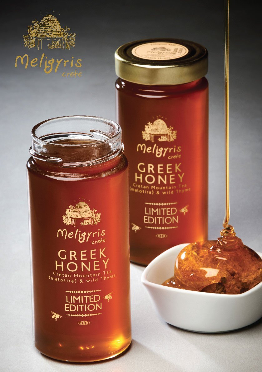 Limited Edition Cretan Mountain Tea (Malotira) & Wild Thyme Honey