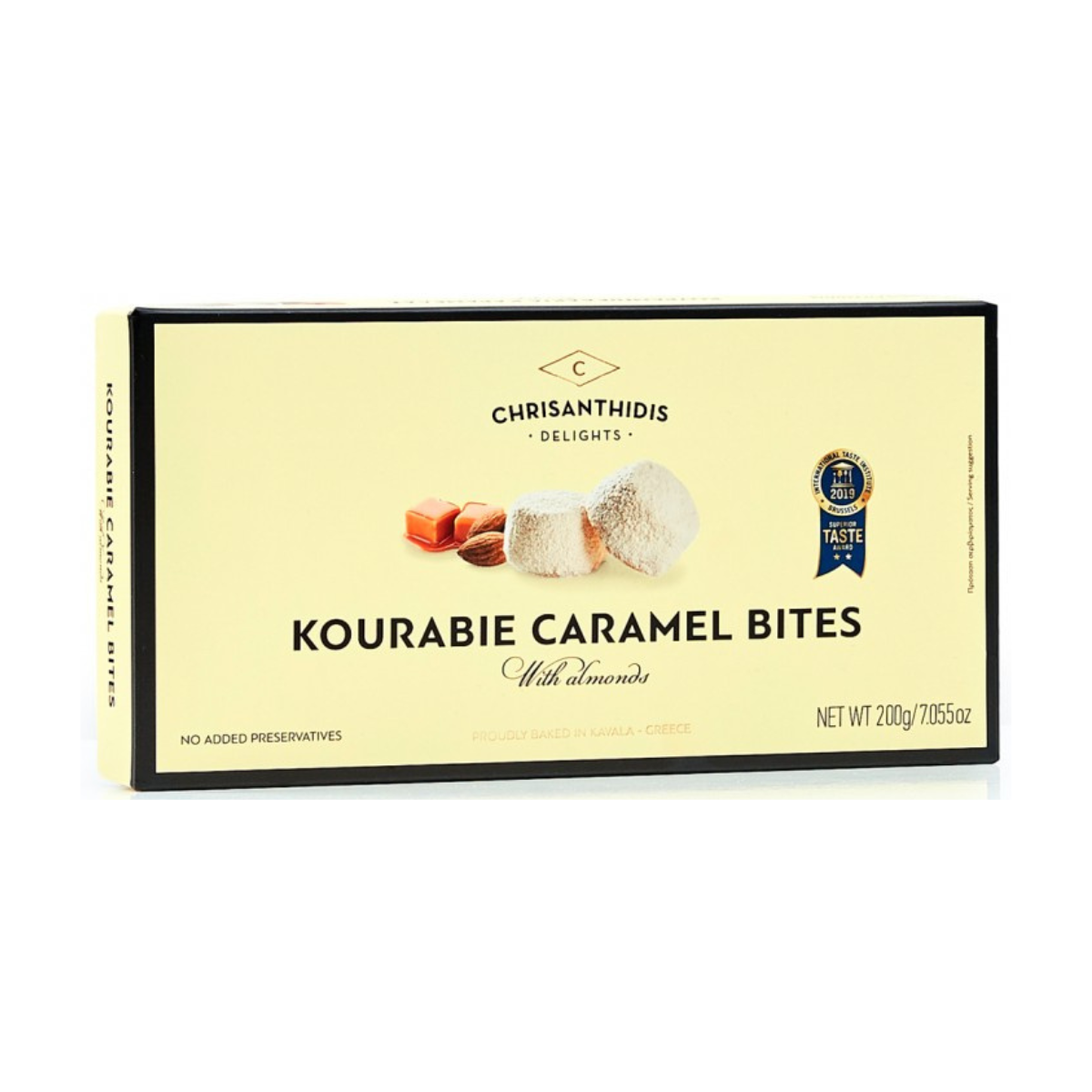 Chrisanthidis Kourabie Caramel Bites with Almonds Kolonaki Fine Foods