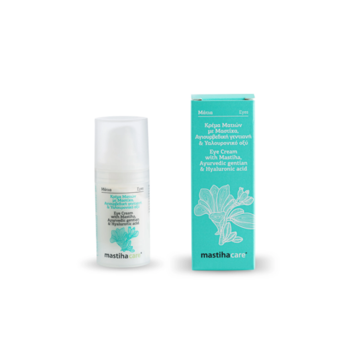 Eye Cream with Mastiha, Liquorice, Ayurvedic Gentian, and Hyaluronic Acid