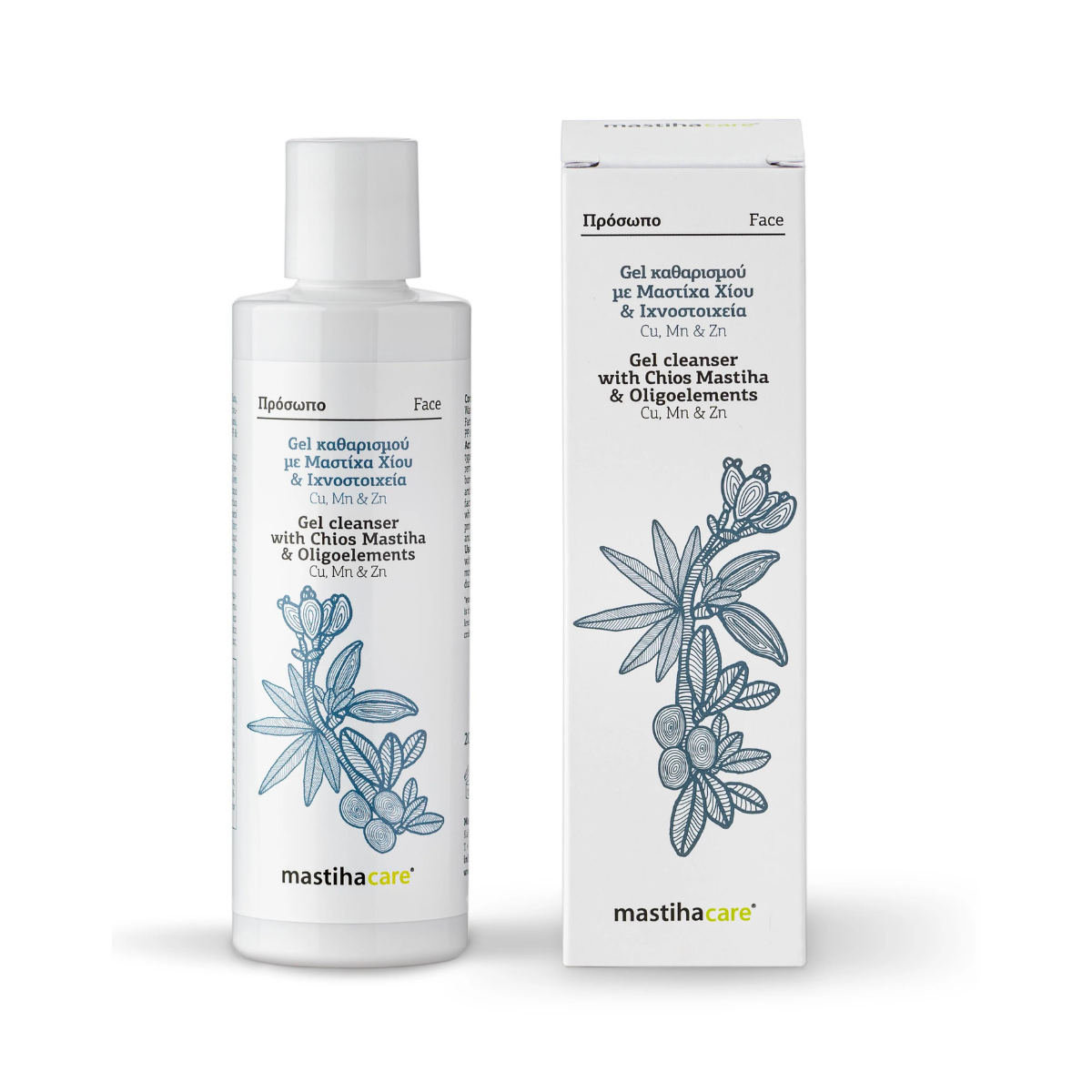Face Gel Cleanser with Chios Mastiha and Oligoelements