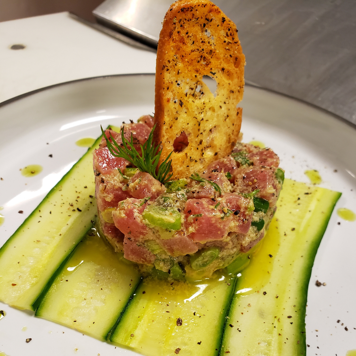 Yellowfin Tuna Tartare by Manos Grammatikogiannis