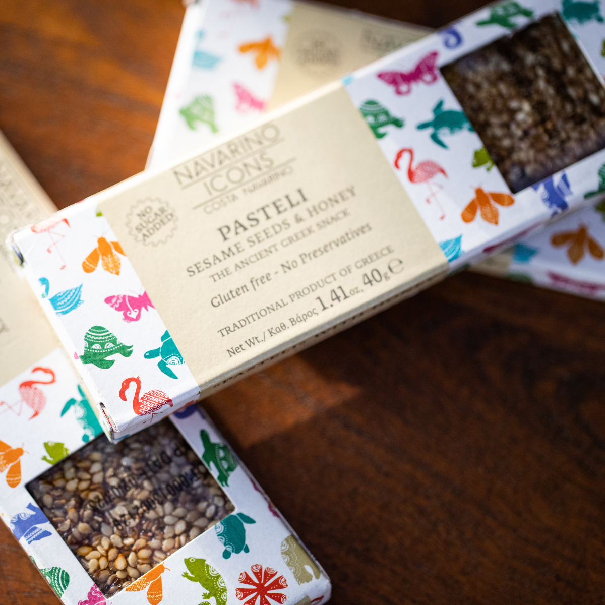 Navarino Icons Sesame Seed Bar with Honey