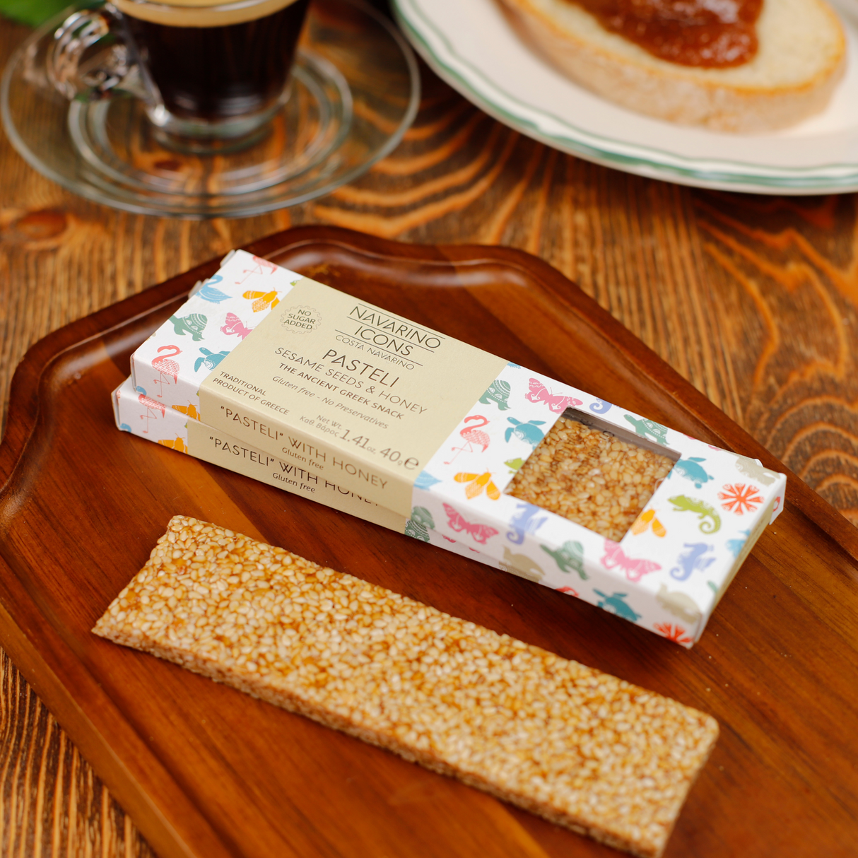 Navarino Icons Sesame Seed Bar with Honey