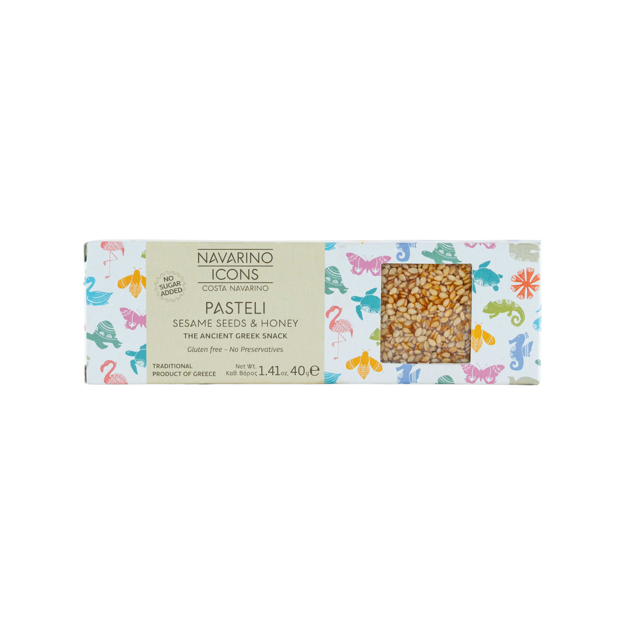 Navarino Icons Sesame Seed Bar with Honey