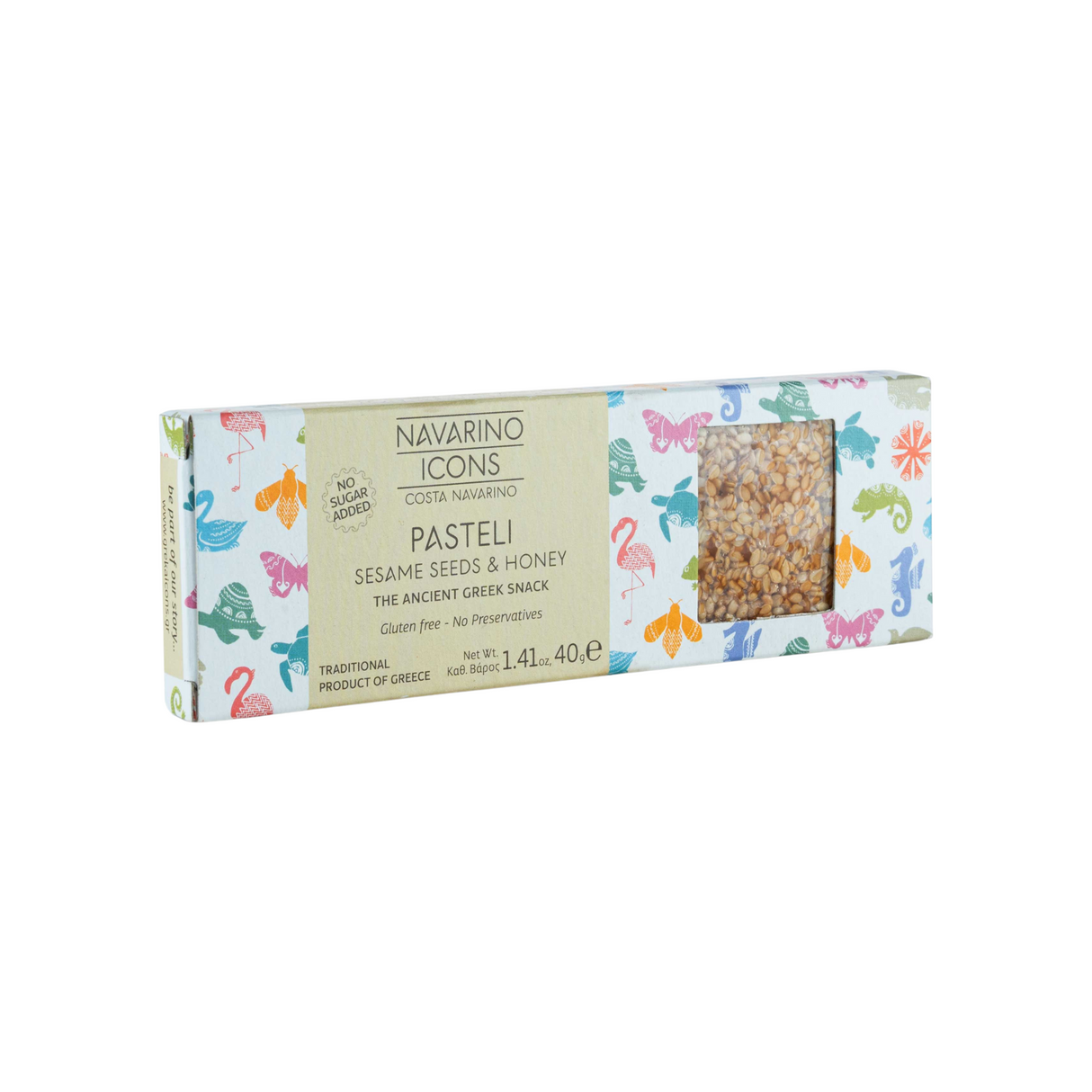 Navarino Icons Sesame Seed Bar with Honey