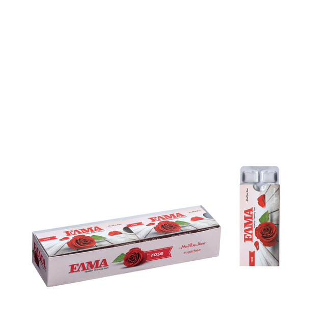 Chios mastiha, mastic, mastiha, Greek mastiha, ELMA Chewing Gum Rose