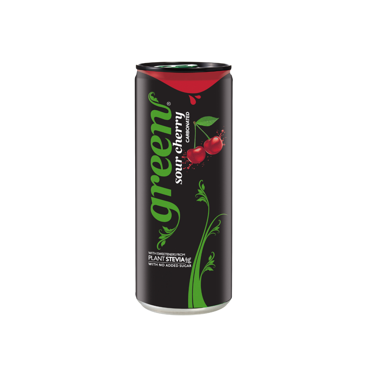 Green Cola Sour Cherry, sugar free soda, sugar free pop, Greek soda, soda with stevia, cherry soda, sour cherry soda