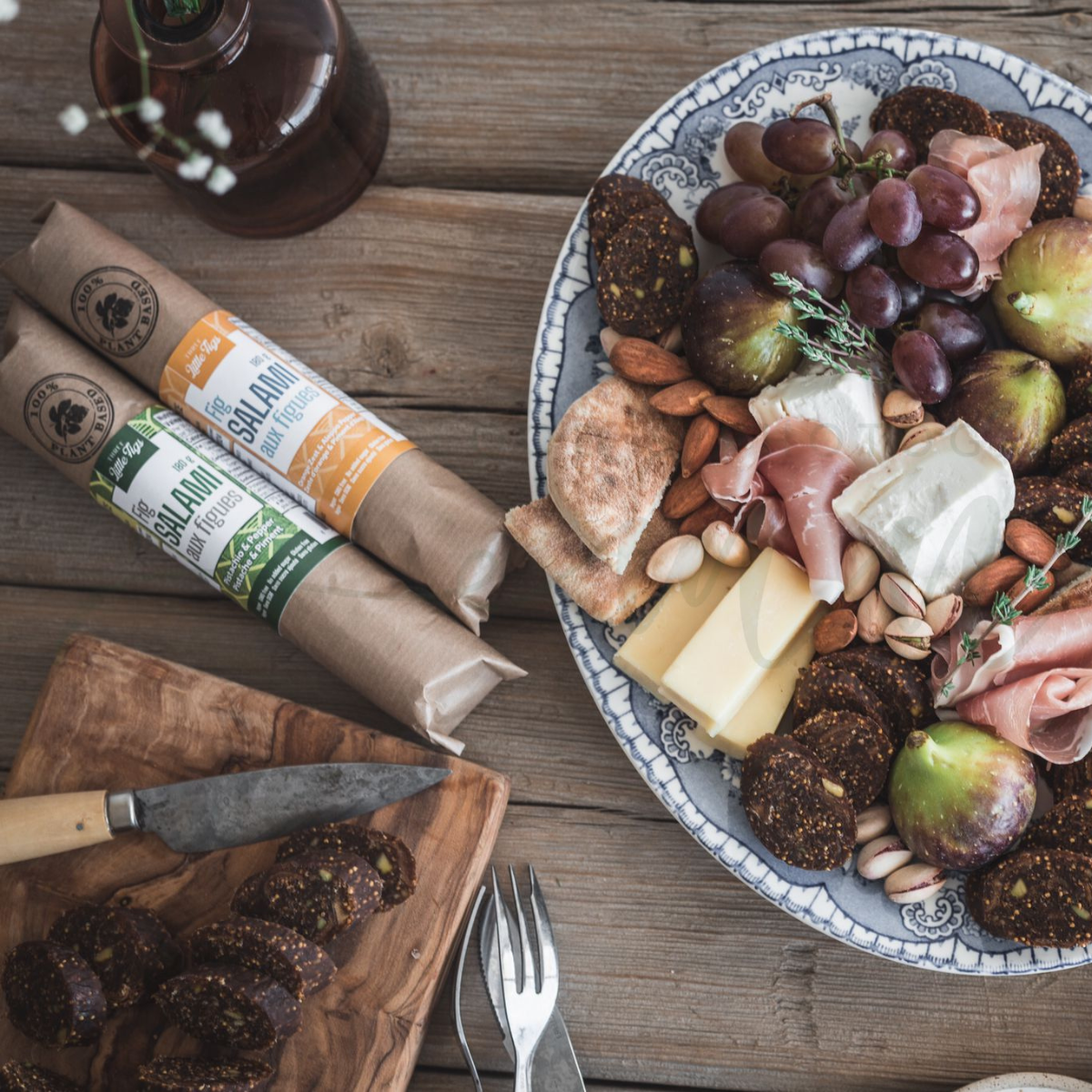 Three Little Figs Fig Salami | Orange Zest & Aleppo Pepper