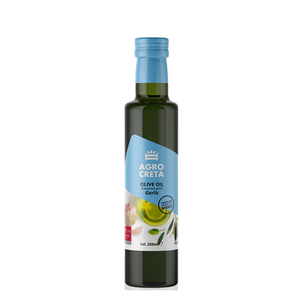 Agro Creta Garlic Olive Oil, olive oil, garlic olive oil, olive oil from Greece, Greek olive oil