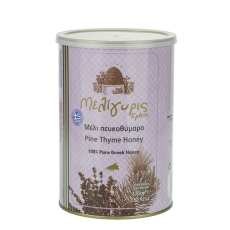 Pure Pine Thyme Honey, Greek honey, honey, Cretan honey