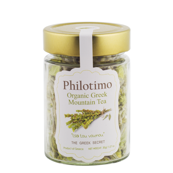 Philotimo Greek Organic Mountain Tea, mountain tea, Greek tea, organic mountain tea