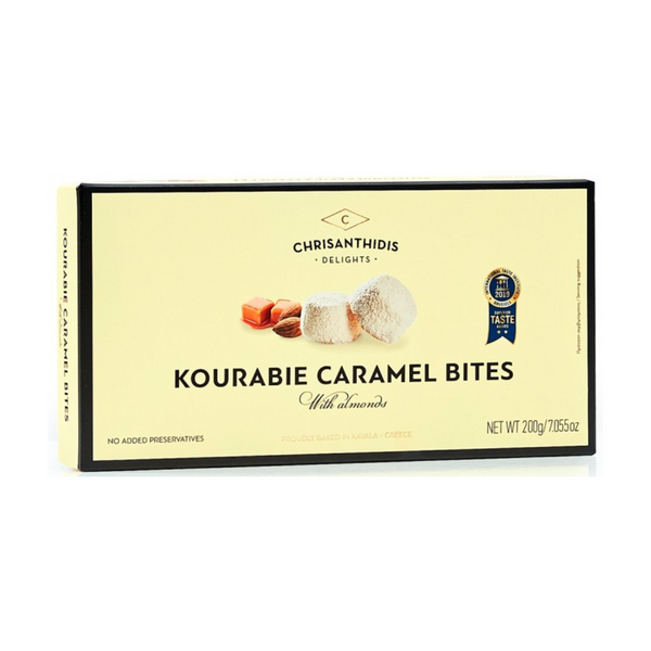 Chrisanthidis Kourabie Caramel Bites with Almonds
