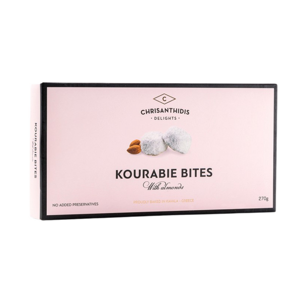 Chrisanthidis Kourabie Bites with Almonds